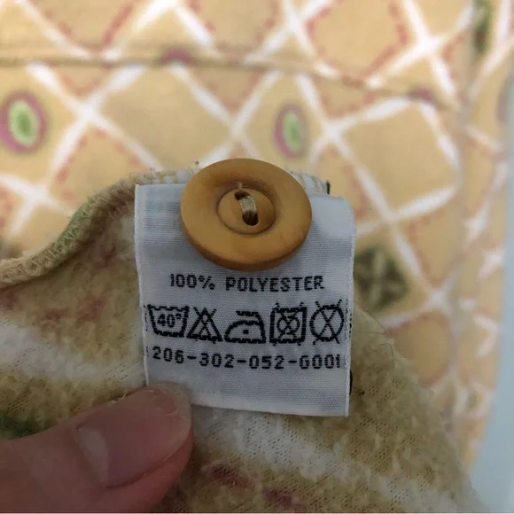 Paco Floral Fleece Zip-Up Sweater Jacket - Picture 7 of 7